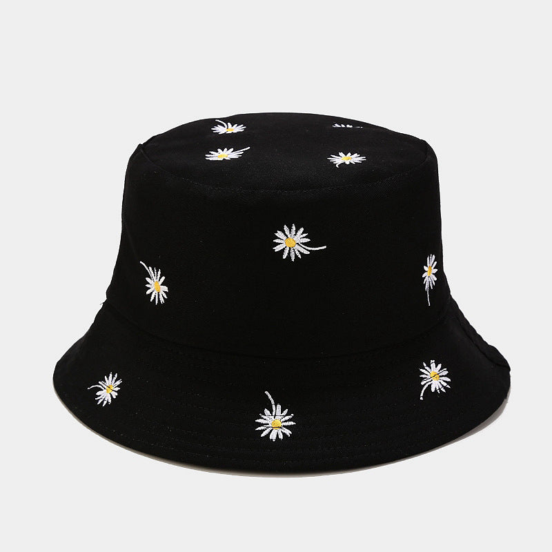 New embroidered reversible hat outdoor sun hat